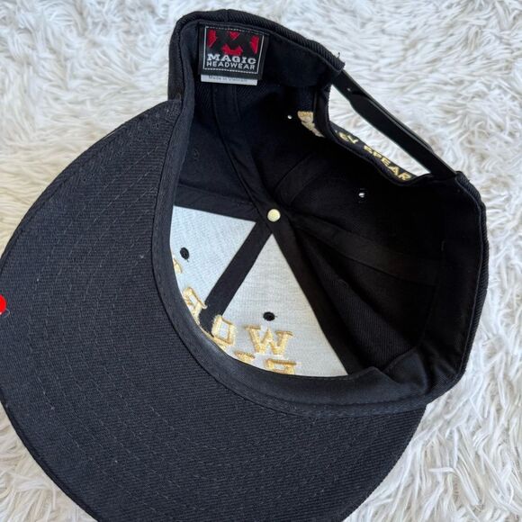 Britney Spears Las Vegas Residency Work B**ch Snap Back Hat in Gold and Black - Picture 4 of 5